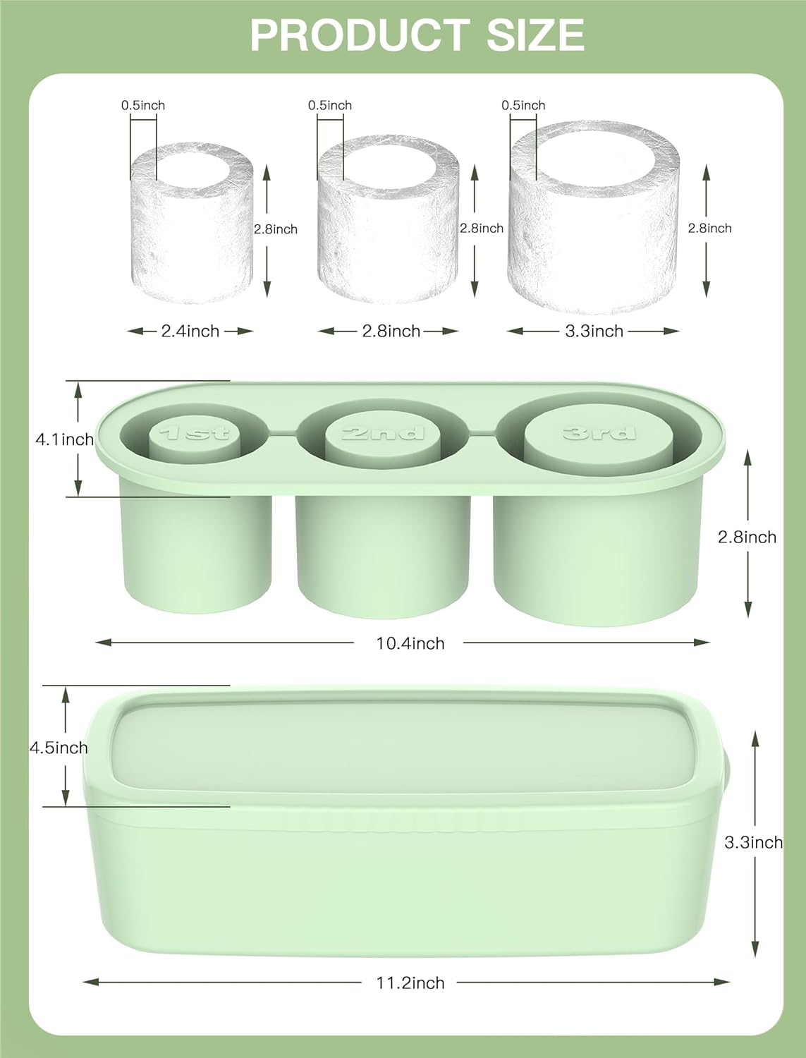 Tumbler Ice Cube Mold